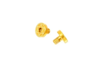 Juego de 2 tornillos de revestimiento gripu réplicas tipo 1911 - oro