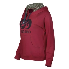 Sudadera SUPER HOODIE de mujer - Rojo remolacha