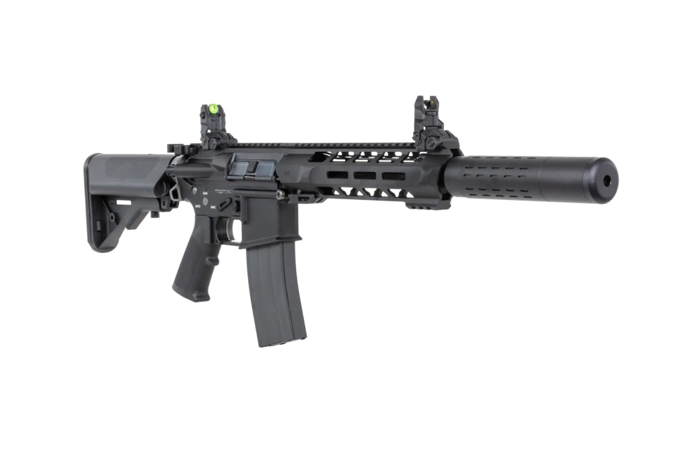 Karabina airsoft SRC DUAL POWER SR4 ZAROS-S GBB se zásobníkem na green gas