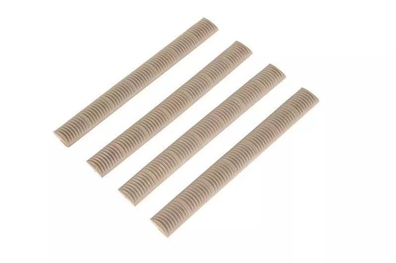 Juego de 4 forros 4330 KeyMod™ Wedgelok® (140 mm) - Tierra oscura