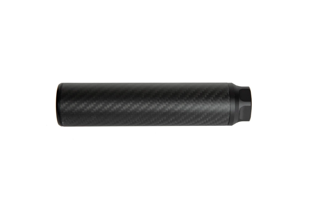 Lekki carbonowy tłumik dźwięku do replik SRS -175mm