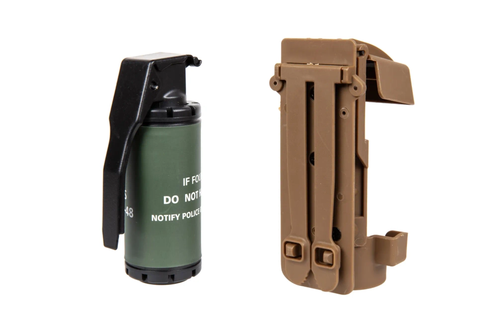Flashbang grenade dummy with loader - Tan
