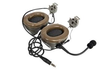 Headset Com II FAST - olivově zelený