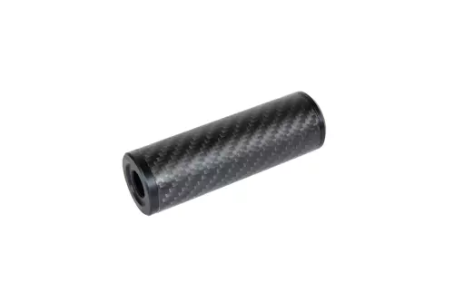Silenciador de carbono 30x100mm - Negro