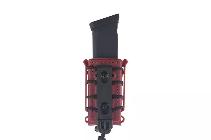 Ładownica softshell na magazynki pistoletowe - czerwona