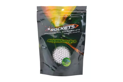 Rockets Professional BIO 0,25g BBs - 1000pcs - white