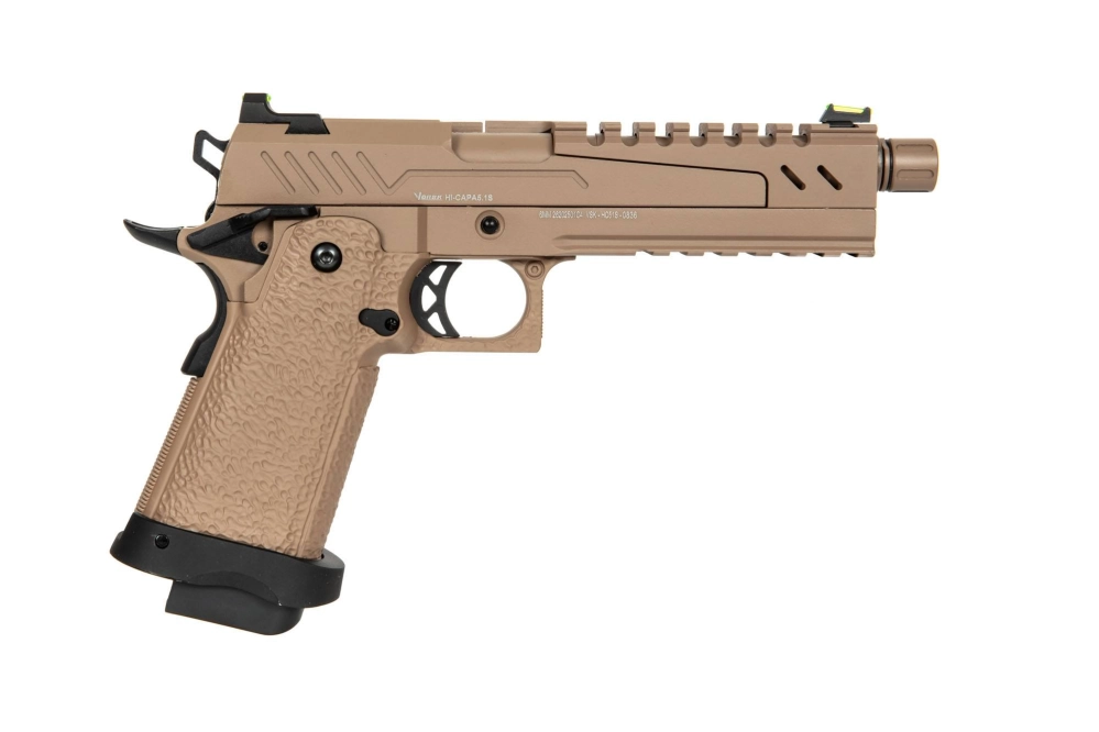 Hi-Capa 5.1 Split Side Pistol Replica - Tan