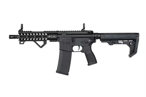 Airsoft aanvalsgeweer Specna Arms RRA & SI SA-E17-L EDGE™ Light Ops Stock Zwart