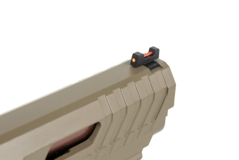 Pistola East Crane airsoft EC-2102 Tierra Oscura Plana