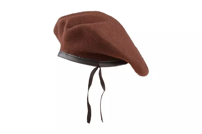 Beret wojskowy - kasztanowy