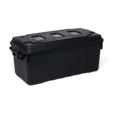 Caja de equipo táctico mediana Plano de 64 litros Negro
