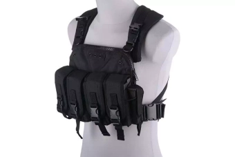 Taktická vesta Commander Chest rig - černá