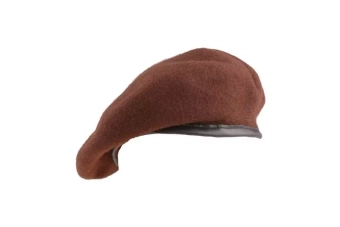 Béret militaire - châtaigne