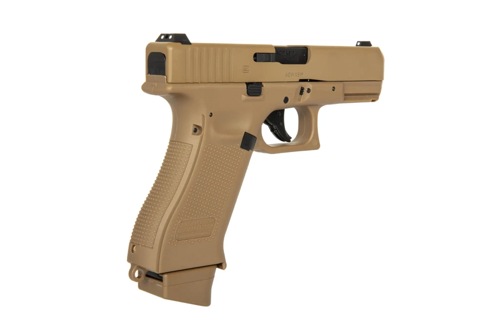 GBB Réplica de pistola de CO2 Glock 19X - coyote (OUTLET)