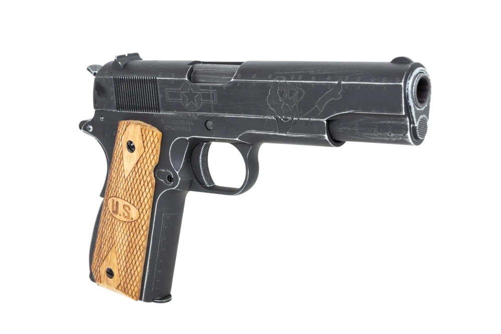 Pistola de gas airsoft Cybergun Auto Ordnance 1911 Victory Girl Verde