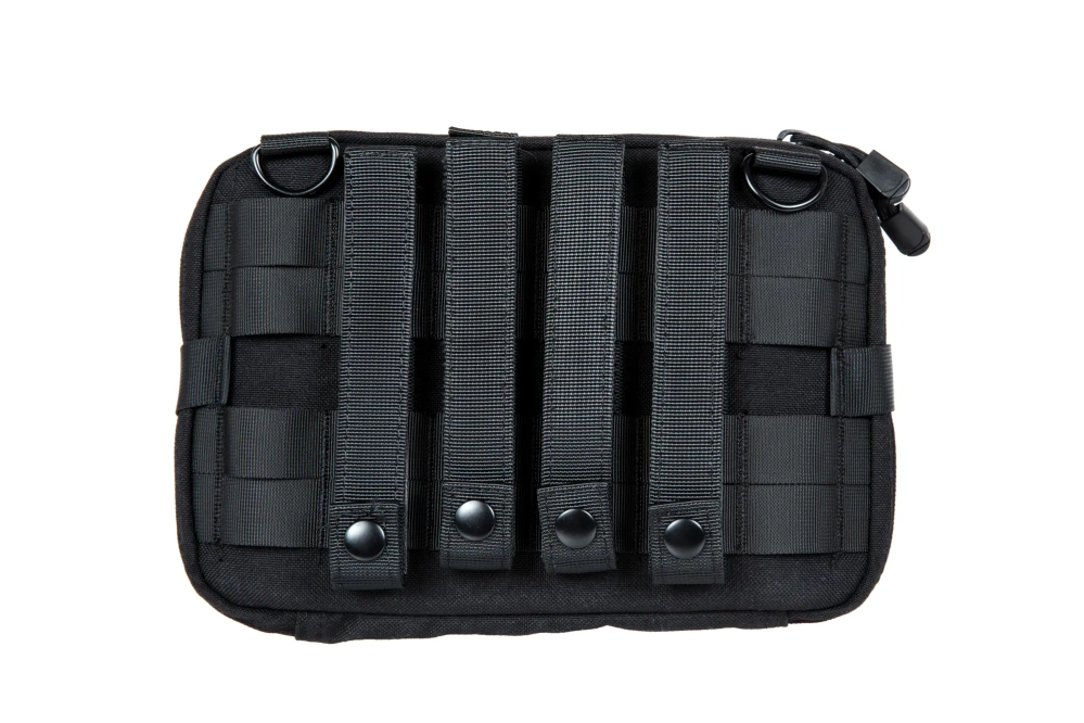 Duża kieszeń administracyjna z mapnikiem - Czarny