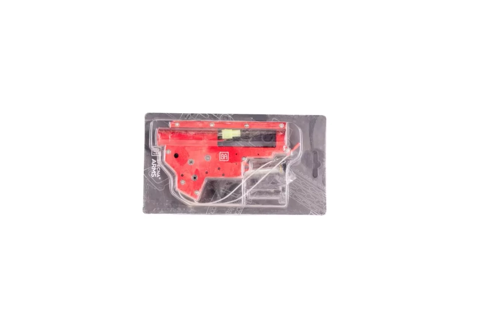 Bastidor de gearbox de aluminanio V2 CNC QD con minacrovarilla (cableado frontal) (SALIDA)