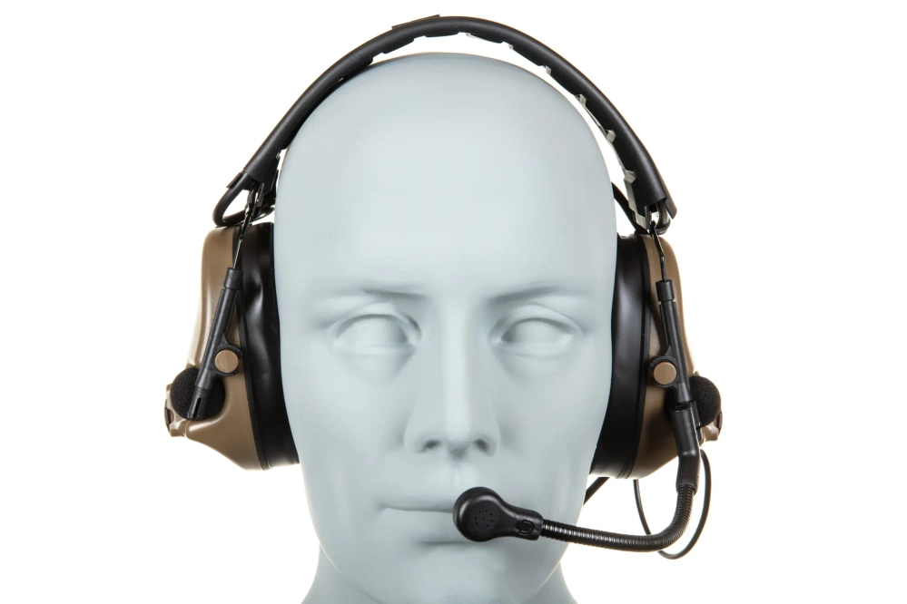 Aktywne ochronniki słuchu Wosport HD-14 Tan