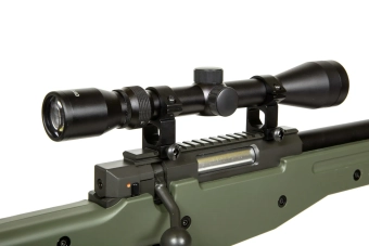 Warrior I  Sniper Rifle Replica (with scope and bipod) - Olive