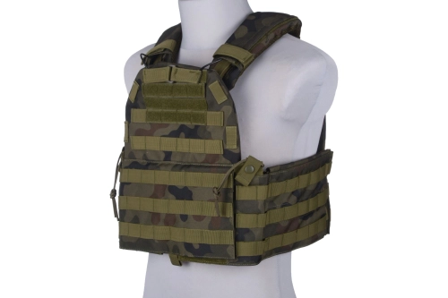 6094 QR type plate carrier tactical vest - wz.93 woodland panther