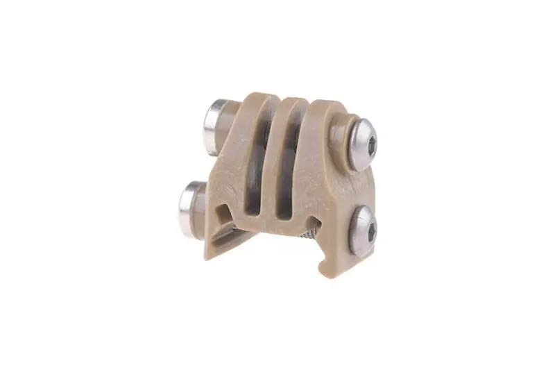 Montura cámaras deportivas para carril RIS de 22 mm - bronceado