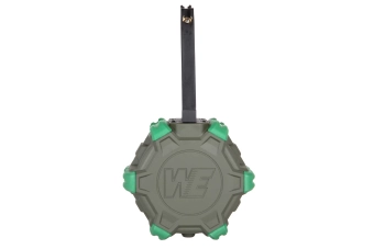 Chargeur tambour Green Gas pour 1911 WE 350 billes Vert