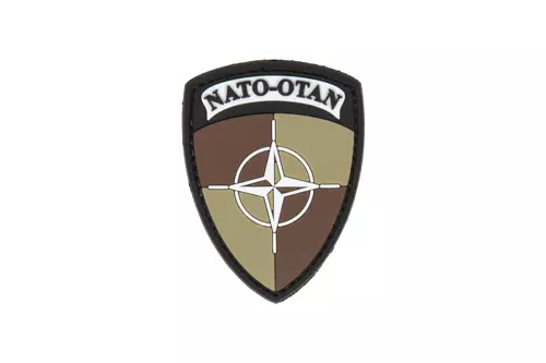 PVC nášivka - NATO Shield - Desert