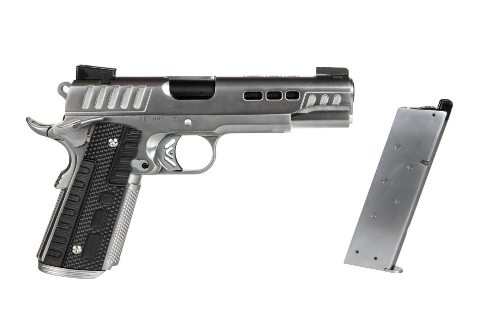 Airsoft pistole Ascend KP1911 - Stříbrná