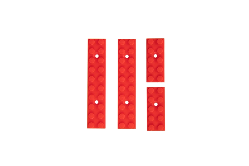 MLOK Rail Guards Blocks - Red