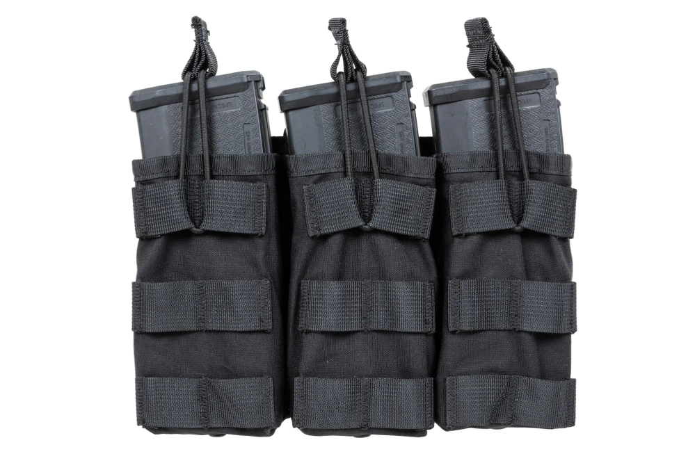 Potrójna ładownica typu Open na magazynki  M4/M16 Specna Arms Tactical Czarny
