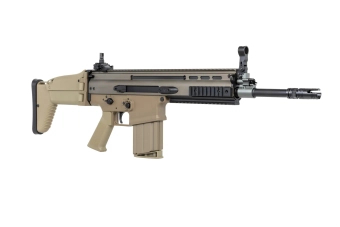 airsoft Cybergun x FN HERSTAL SCAR-H útočná puška s přepravním kufrem Tan