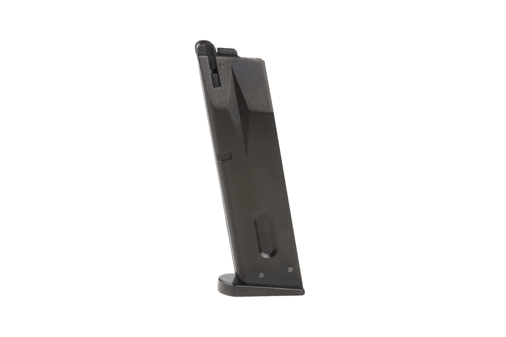 Magazynek gazowy low-cap 25 kulek do replik WE M9/M92F - czarny