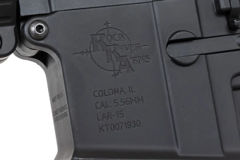 Specna Arms RRA SA-E25 HAL ETU™ airsoft Carbine Black s oranžovým vypouštěcím zařízením