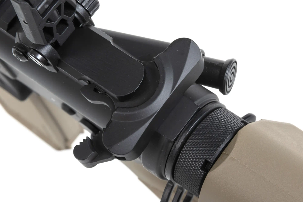 Specna Arms Daniel Defense® MK18 SA-P19 Prime™ Aster II ETU airsoft Carbine with Single Fire Only Chaos Bronze Brushless Motor