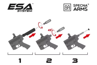 Specna Arms SA-E09 EDGE™ airsoft Carbine Black (OUTLET)