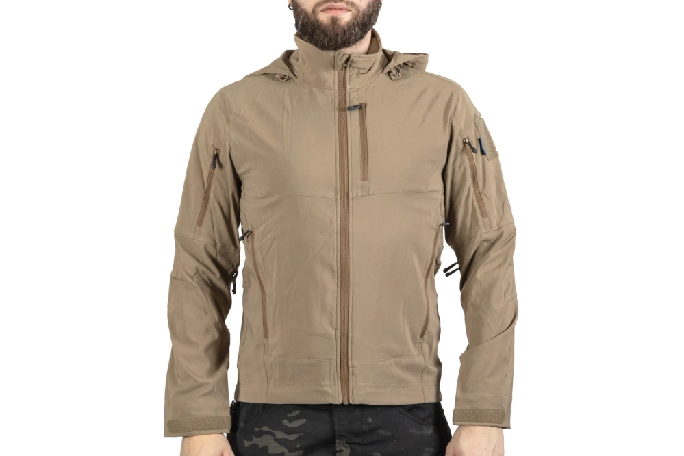 Chaqueta Softshell Emerson Blue Label 'Fog' coyote brown