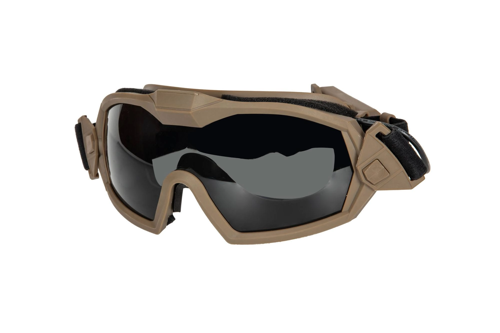 Gafas tácticas con ventilador - Tan