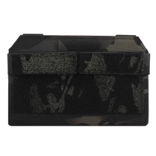 Funda táctica para teléfono Wosport MC Black con soporte plegable