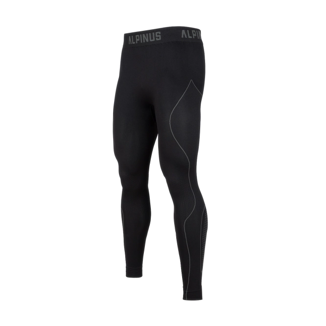 Heren Alpinus Active Base Layer thermobroek Zwart Grijs