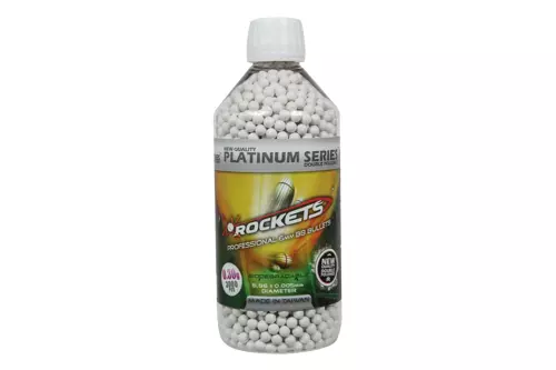Billes biodegradable 0.30g Rockets Platinum 3000 pièces