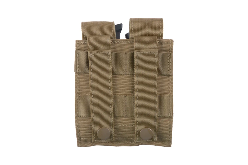 Doble pouch para cargador de munición de pistola - tan