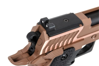 ASG SRC Sahara Viper DUAL POWER pistool met CO2-magazijn Flat Dark Earth