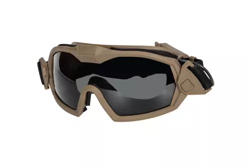 Lunettes tactiques avec ventilateur - Tan
