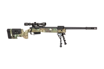 Replika karabinu wyborowego SA-S03 CORE™ High Velocity z lunetą i dwójnogiem - MC