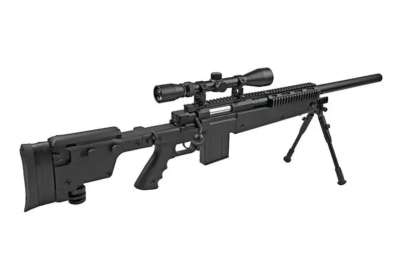 MB4406D sniper rifle replica with scope and bipod