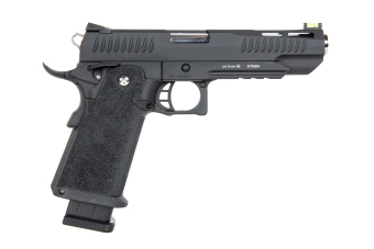 Airsoftová pistole Modify Trinity Hi-Capa 5.1 (Hliníkový závěr) Green Gas Černá