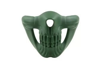 Masque crâne - vert olive