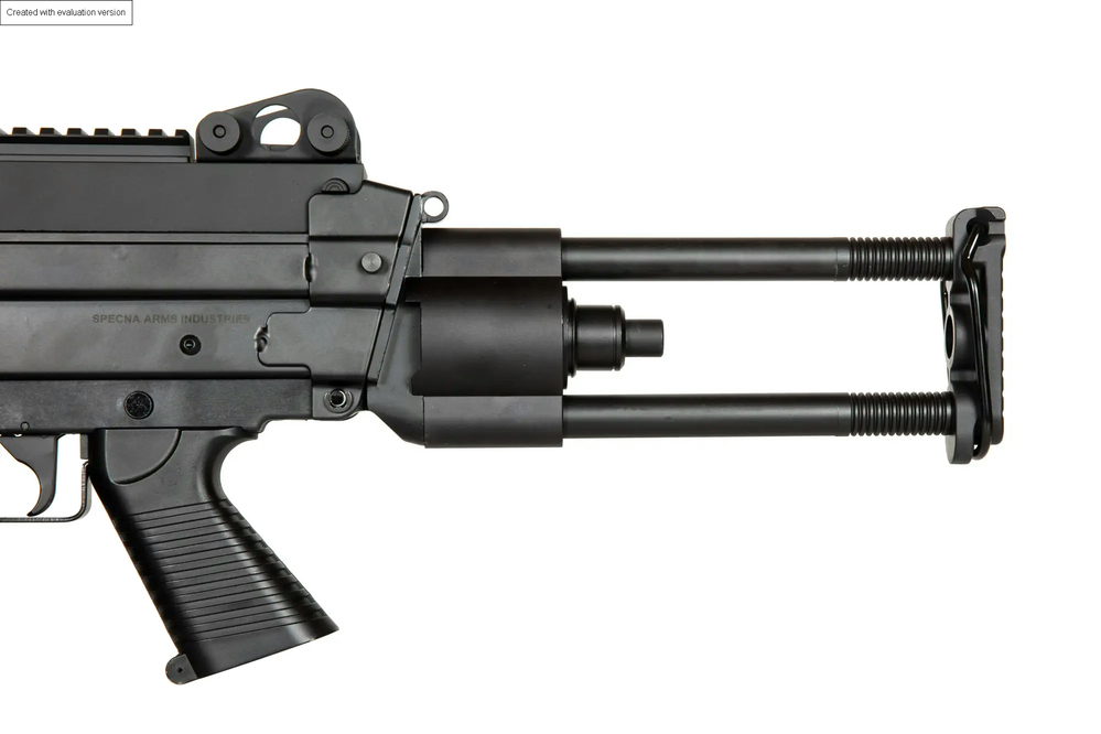 airsoft Specna Arms SA-249 PARA EDGE™ Ametralladora Negro (OUTLET)