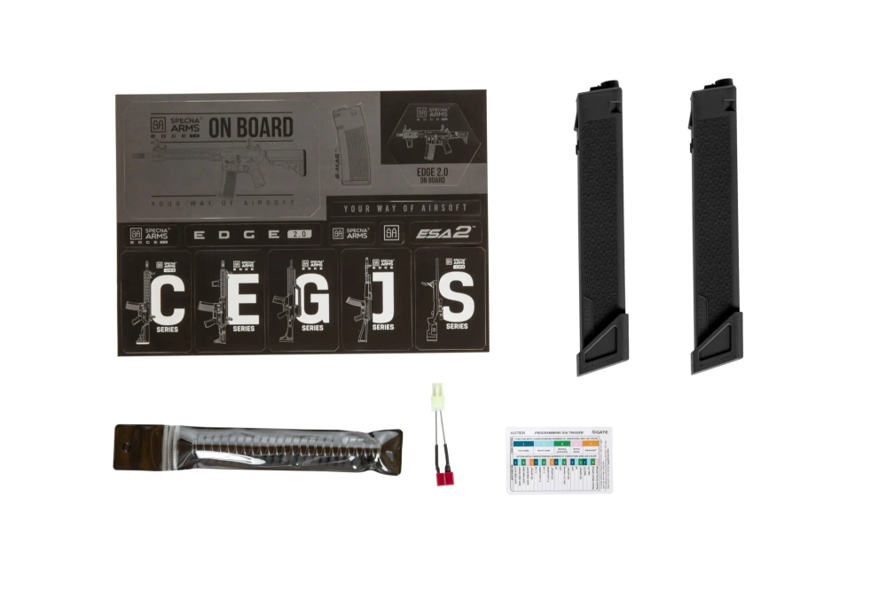 SA-X02 EDGE 2.0 GATE ASTER machinepistool replica - Zwart