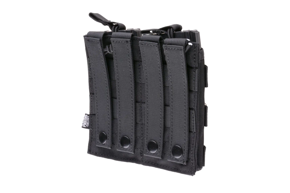 Dvojité pouzdro Open I pro zásobníky AK/M4/G36 - černé